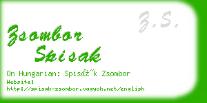 zsombor spisak business card